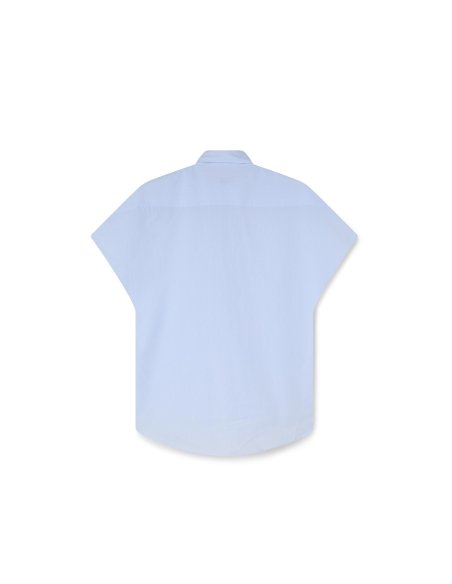 Men’s Blue Pinstripe Shirt 100% Cotton | Monge Studio