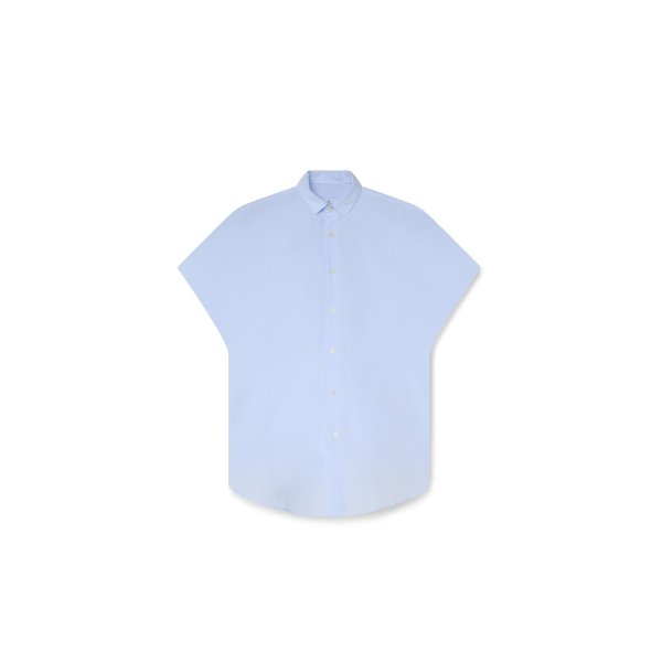 Men’s Blue Pinstripe Shirt 100% Cotton | Monge Studio