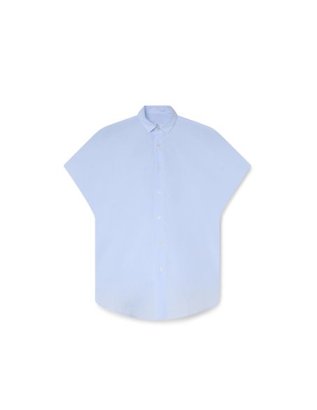 Men’s Blue Pinstripe Shirt 100% Cotton | Monge Studio