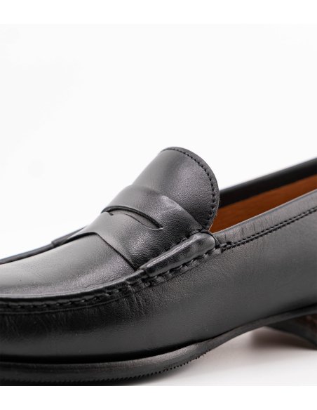 Mocasines Negros - MONGE STUDIO - Handmade shoes Mallorca