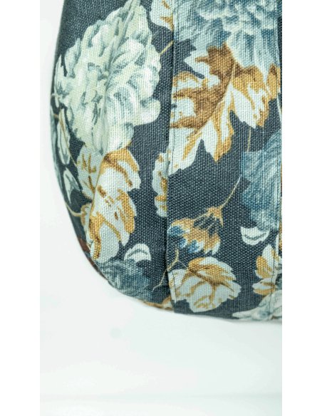 Bolso oversize de lino con estampado floral | Monge Studio