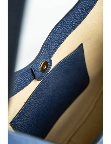 Bolso Ante Azul - Luna