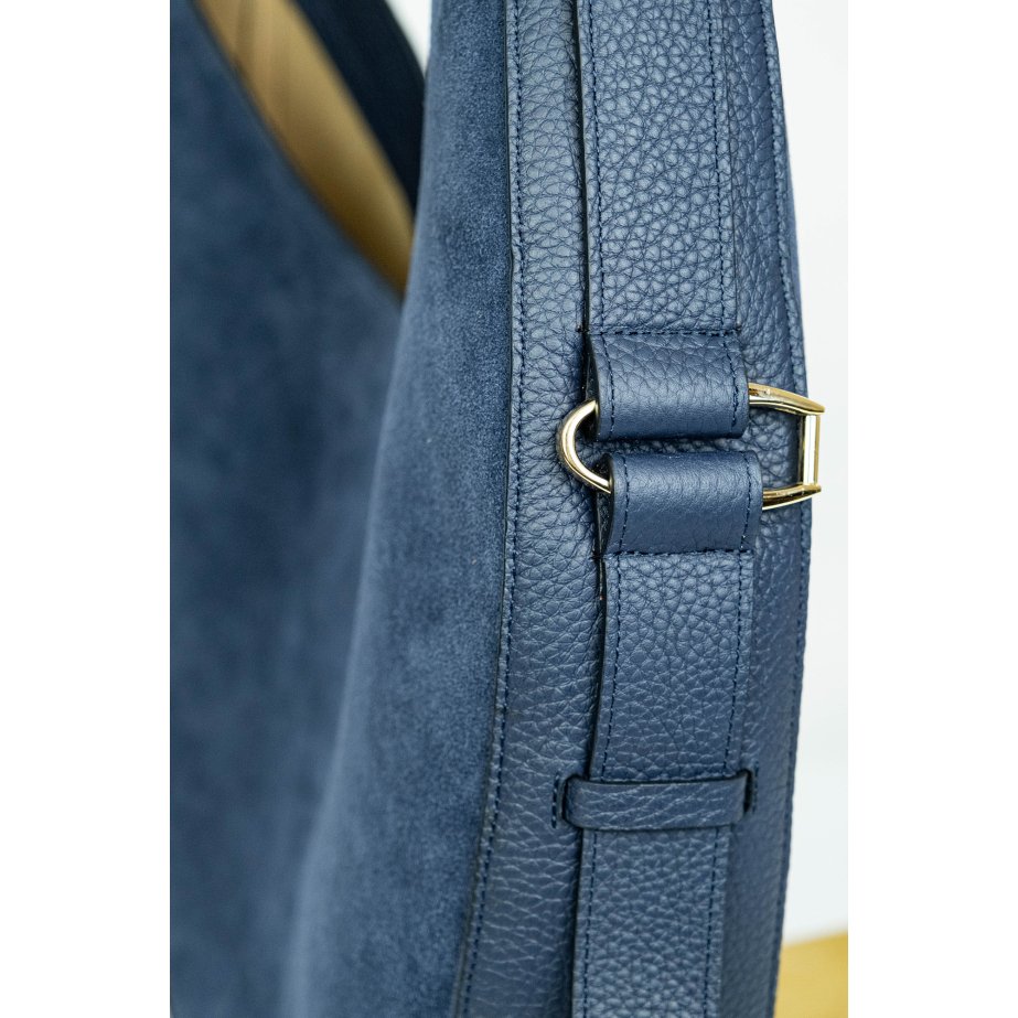 Bolso Ante Azul - Luna
