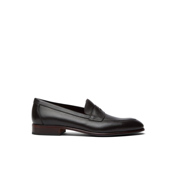 Brown Leather Loafer | Monge Studio