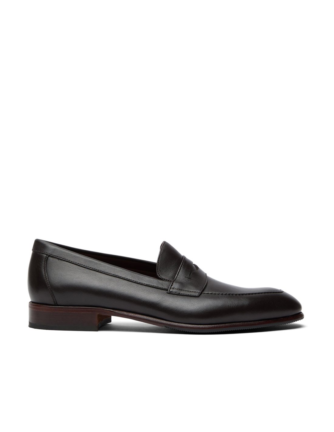 Brown Leather Loafer | Monge Studio
