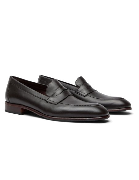 Brown Leather Loafer | Monge Studio
