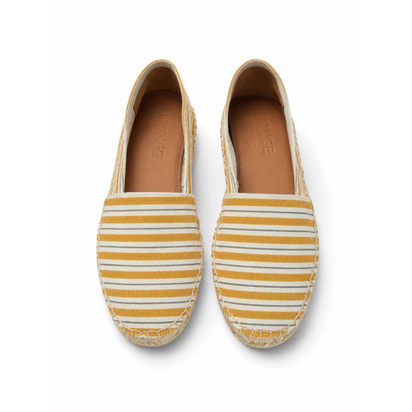 Linen & Cotton Stripe Espadrilles | Monge Studio 2