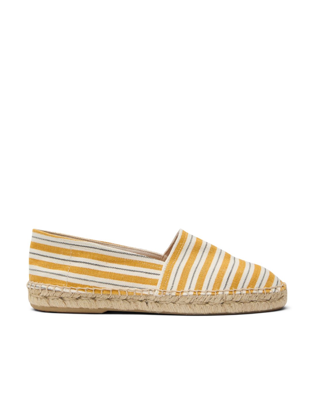 Linen & Cotton Stripe Espadrilles | Monge Studio