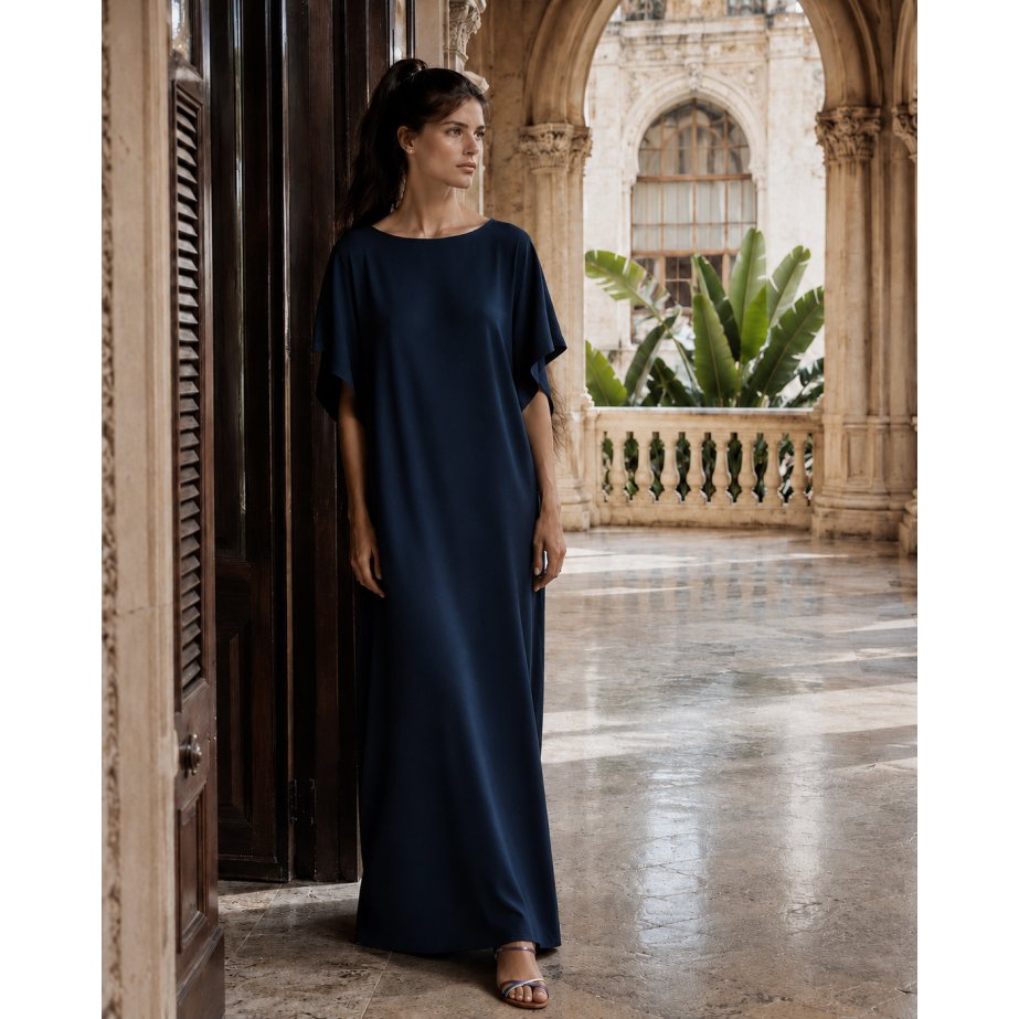 Vestido Kaftán de Seda | Monge Studio