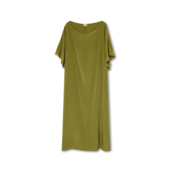 Navy Silk Kaftan Dress | Monge Studio