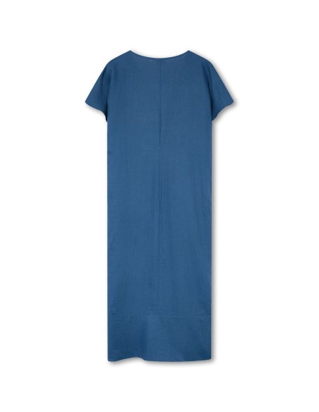 Blue Linen Dress | Made in Spain | Monge Studio