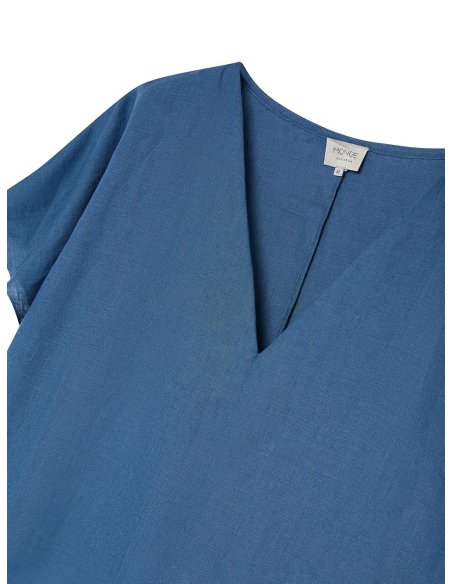 Blue Linen Dress | Made in Spain | Monge Studio