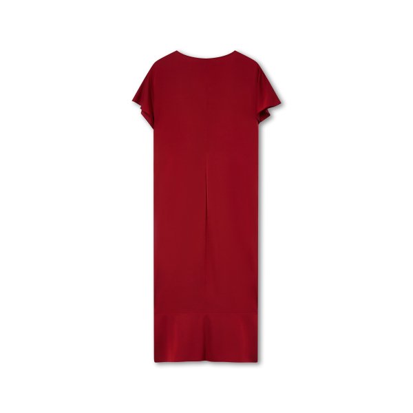Vestido de Seda Rojo | Confeccionado en España | Monge Studio 2