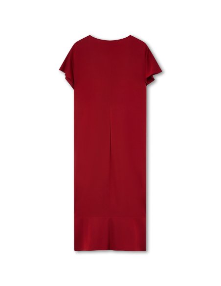 Vestido de Seda Rojo | Confeccionado en España | Monge Studio