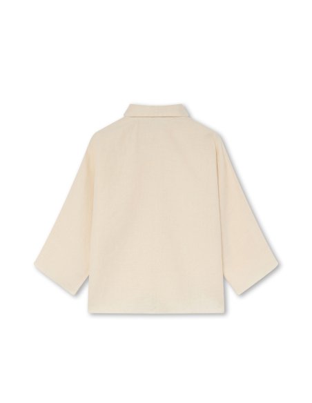 Ivory Linen Blouse | Monge Studio