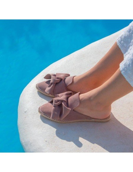 Bow Mule - MONGE - Handmade shoes from Majorca