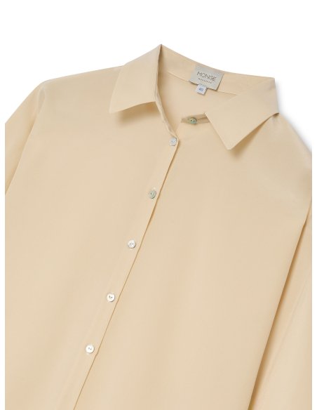 Blusa Seda Blanco Marfil | Made in Spain | Monge Studio
