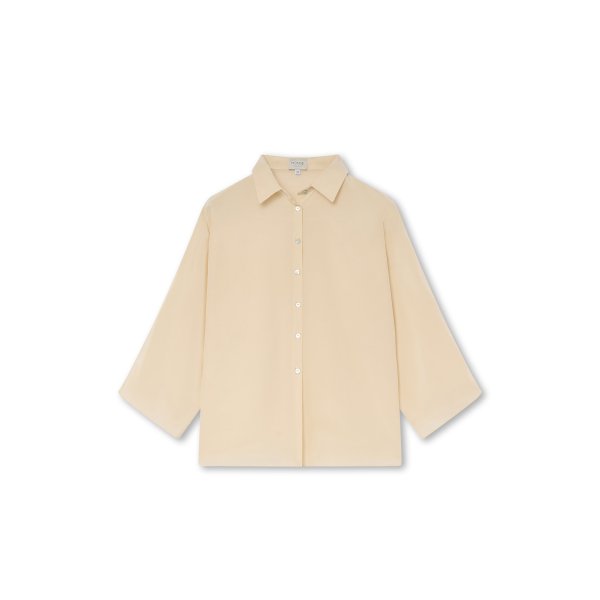 Ivory Silk Blouse | Made in Mallorca, Spain | Monge Studio