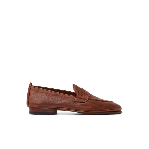 Vegetable-Tanned Leather Penny Loafer | Made in Mallorca | Monge Studio
