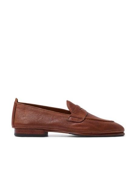 Mocasín Guante de Piel Vegetal Cognac | Hecho en Mallorca | Monge Studio