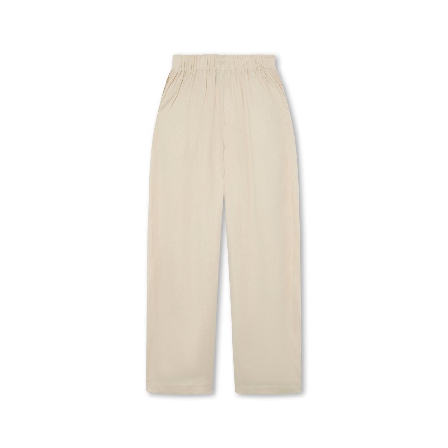 Pantalón de Lino Marfil | Made in Spain | Monge Studio