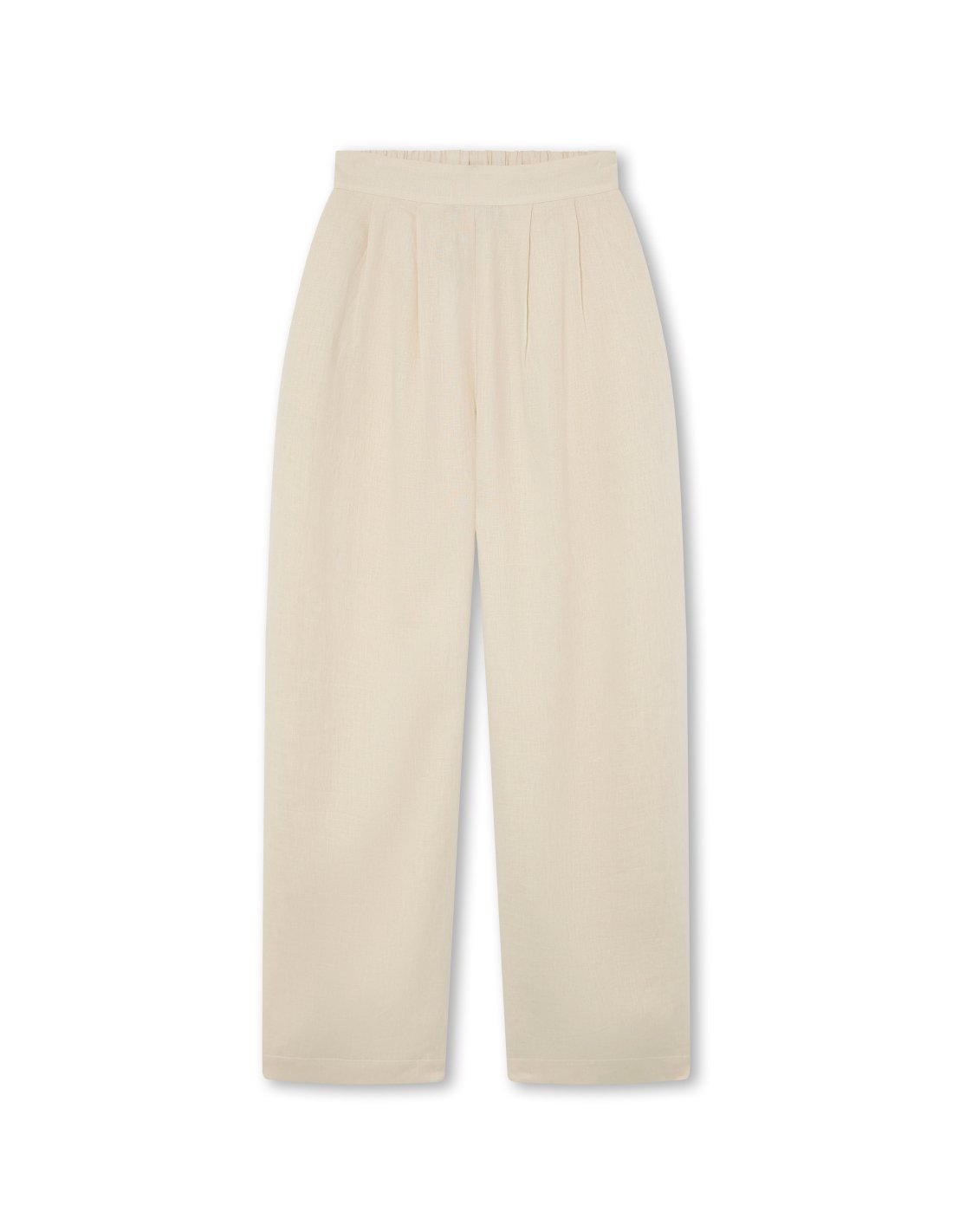 Ivory Linen Trousers | Made in Mallorca | Monge Studio