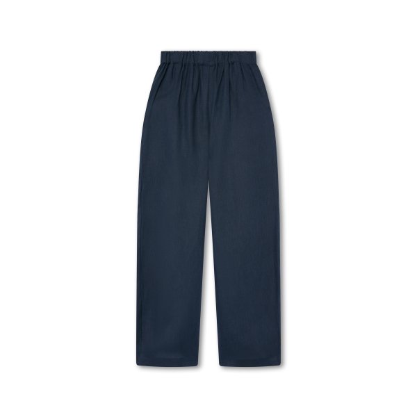 Blue Marine Linen Trousers | Made in Mallorca | Monge Studio 2