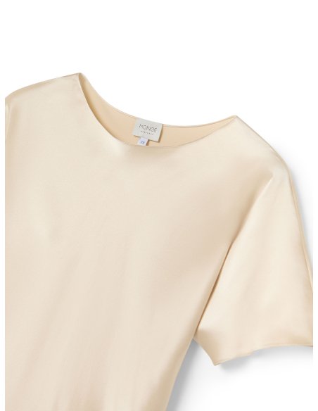 Ivory Silk Top | Made in Mallorca | Monge Studio