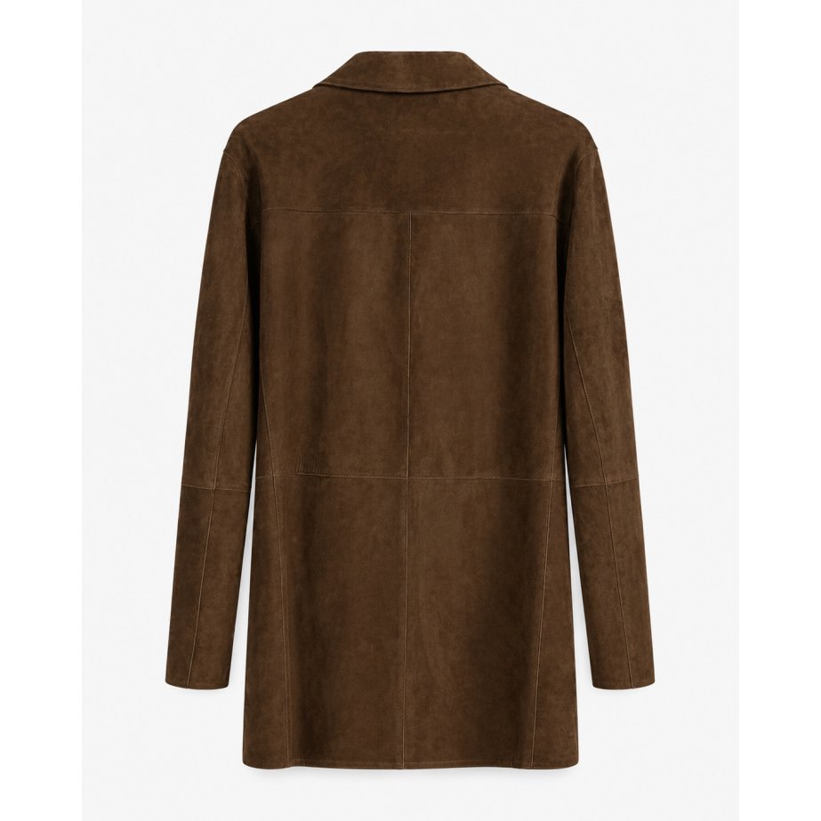 Chaqueta de ante marrón| Monge Studio