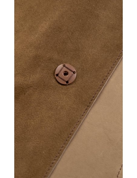 Chaqueta de ante marrón| Monge Studio