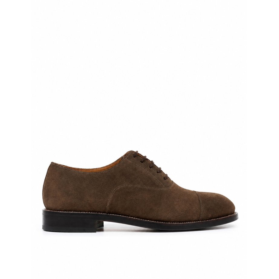 Brown Suede Oxford Shoes | Monge Studio