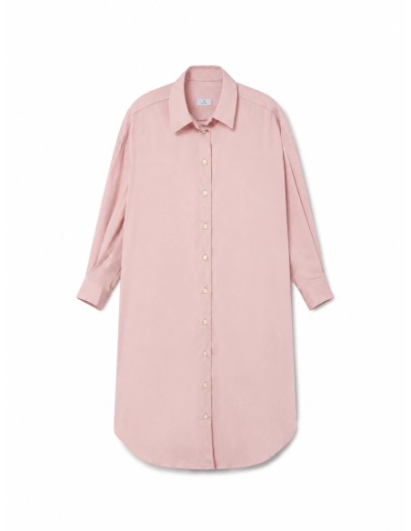 Pink Poplin Shirt Dress | Monge Studio