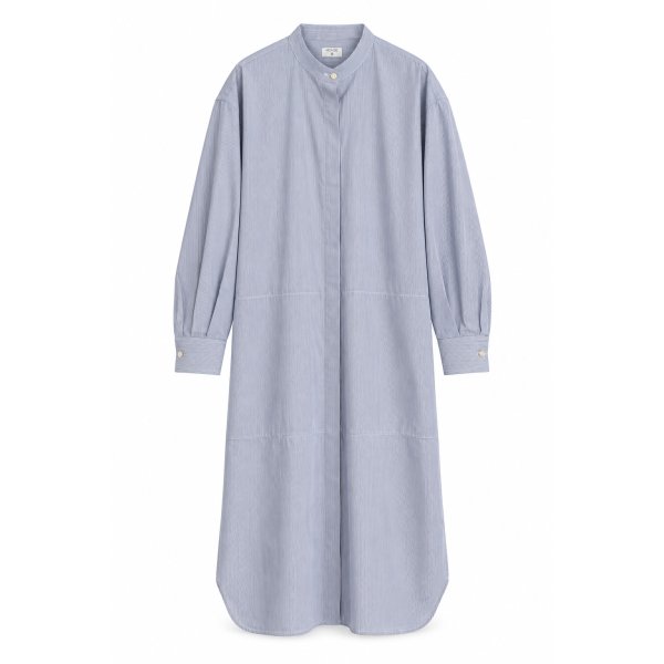 Vestido Bata Milrayas Azul | Monge Studio