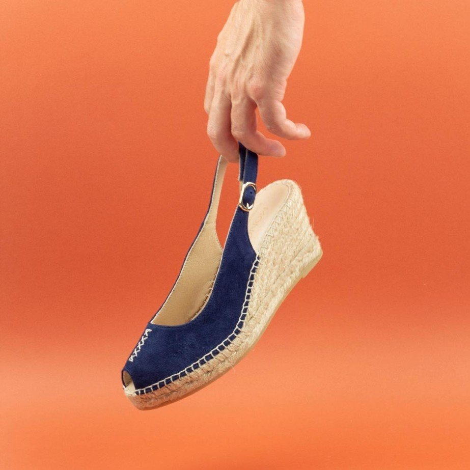 Cuña Puntera Abierta - MONGE - Handmade shoes from Mallorca