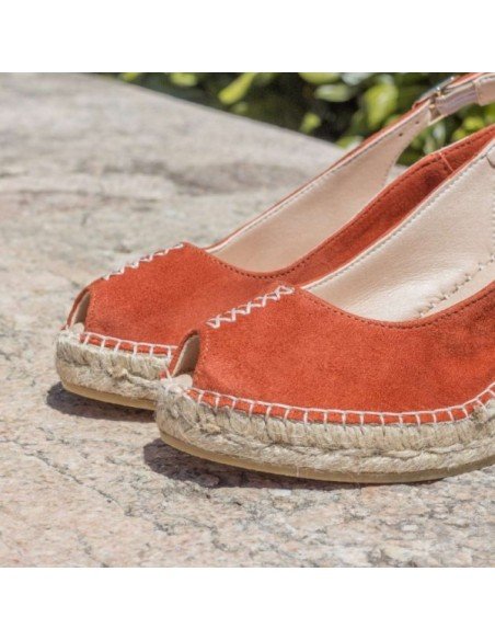 Wedge Slingback - MONGE - Handmade shoes from Majorca