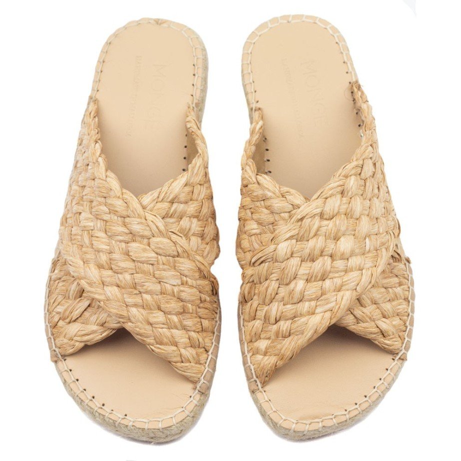 Alpargata Sandalia Rafia - MONGE - Handmade shoes from Mallorca