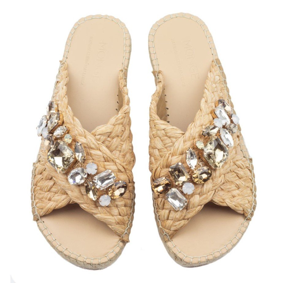 Alpargata Sandalia Rafia - MONGE - Handmade shoes from Mallorca