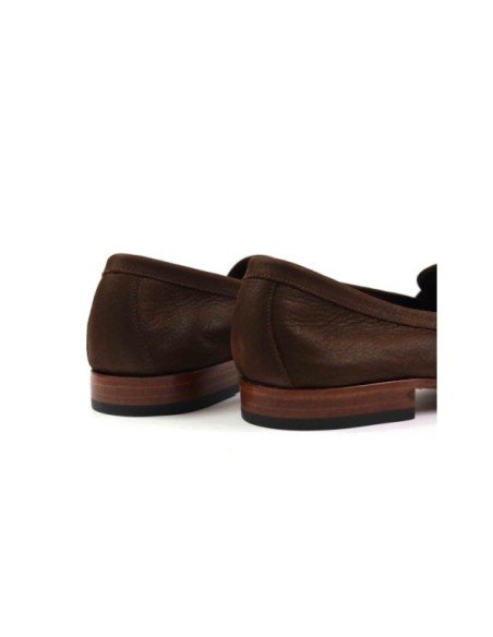 Nubuck Loafers - MONGE - Handmade shoes from Majorca