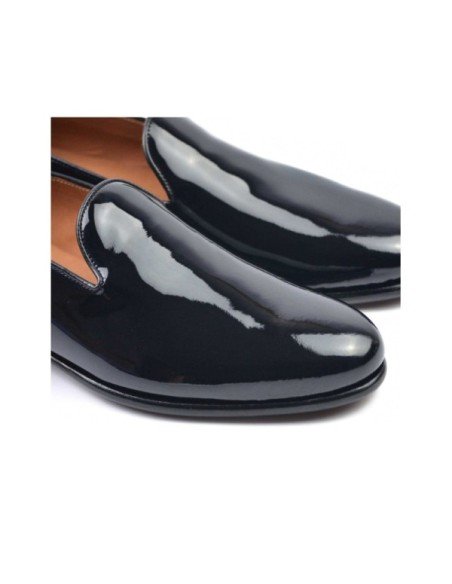 Patent leather slippers - MONGE - Handmade shoes from Majorca