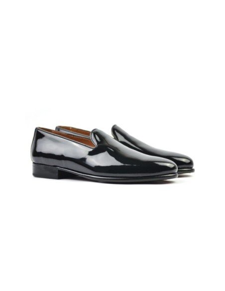 Patent leather slippers - MONGE - Handmade shoes from Majorca