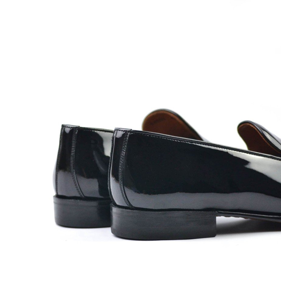 Patent leather slippers - MONGE - Handmade shoes from Majorca