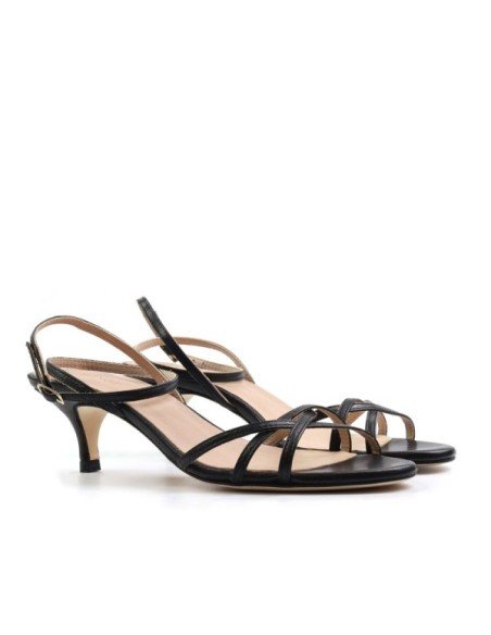 Kitten Heel Sandals - Teresa - MONGE - Handmade shoes from Majorca