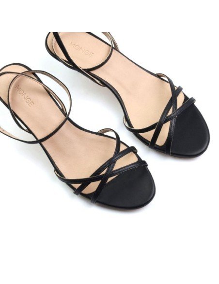 Kitten Heel Sandals - Teresa - MONGE - Handmade shoes from Majorca