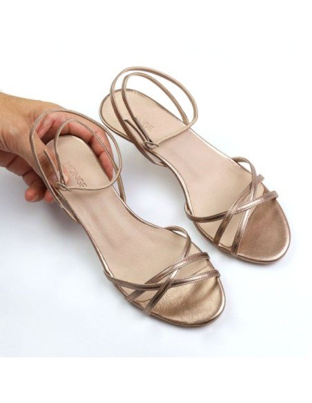 Kitten Heel Sandals - Teresa - MONGE - Handmade shoes from Majorca