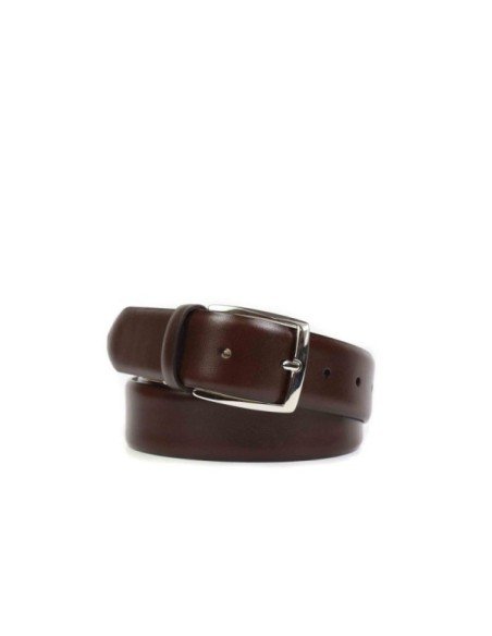 Brown Leather Belt - MONGE - Handmade shoes from Majorca