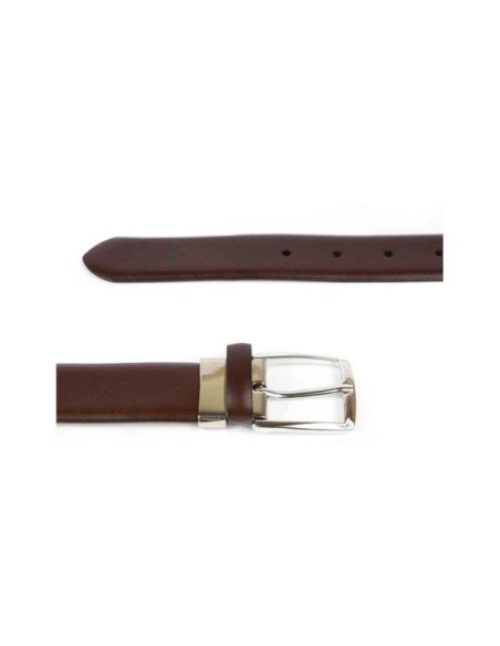 Brown Leather Belt - MONGE - Handmade shoes from Majorca