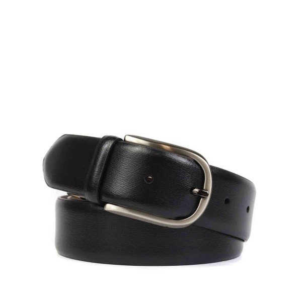 Cinturón Piel Negro - MONGE - Handmade shoes from Mallorca