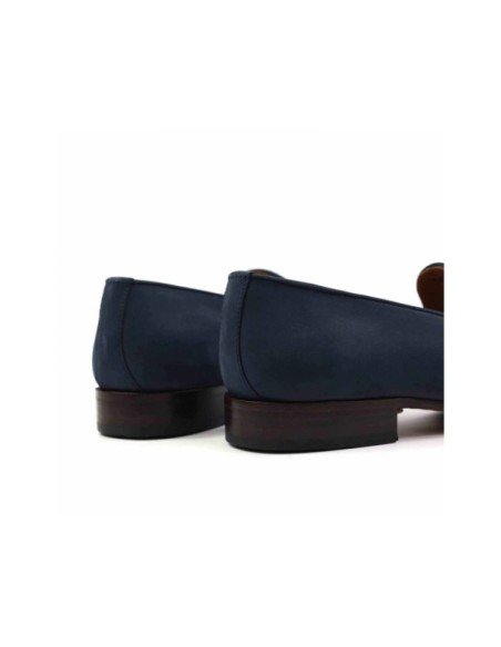 Nubuck Loafers - MONGE - Handmade shoes from Majorca