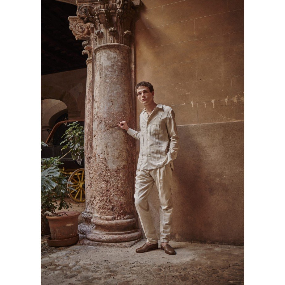 Camisa Guayabera - MONGE - Handmade shoes from Mallorca