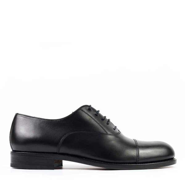 Cap-toe leather oxford shoes - MONGE - Handmade shoes from Majorca
